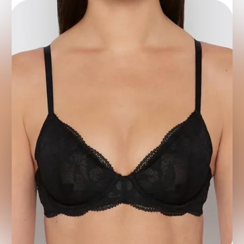Chic Elegant Black Lace Bralette
